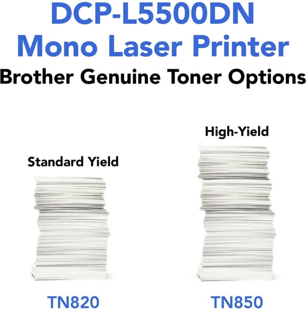 812lSjVpb-L._AC_SL1500_ Brother Dcp-l5500d 3-in-1 Laser Printer - Mono 42ppm 1yr Warranty