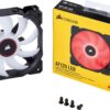 Corsair Air Series Af120 Led (2018) Red 120mm Fan-co-9050080-ww