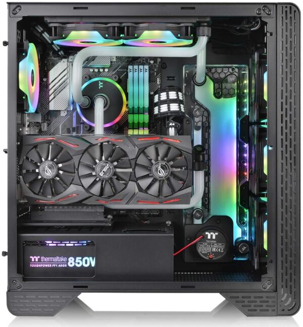 Thermaltake S300 Tempered Glass Mid-tower Chassis Gaming Case (m)