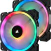 Corsair Co-9050074-ww Ll140140mm Dual Light Loop Rgb Led Pwm Fan-2 Pcs