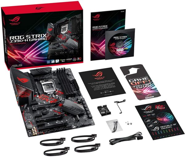 Asus Rog Strix Z390-h Gaming Motherboard 8/9th Gen 4200mhz Ram Support