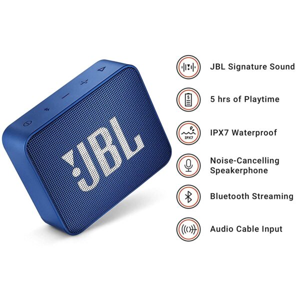 Jbl Go 2 Bluetooth 5hrs Playing, Bilt-in Noise-cancelling Speakerphone