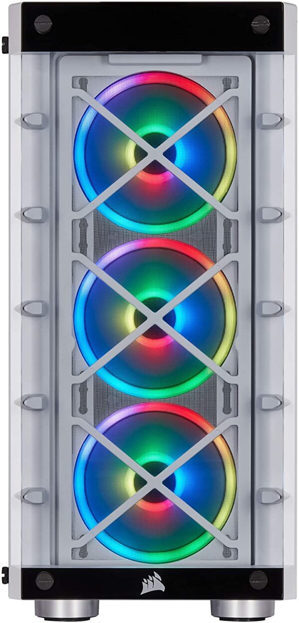 81FSO97nSaL._AC_SL1500_ Corsair Icue 465x Rgb Mid-tower Atx Smart Gaming Case/ Casing-white