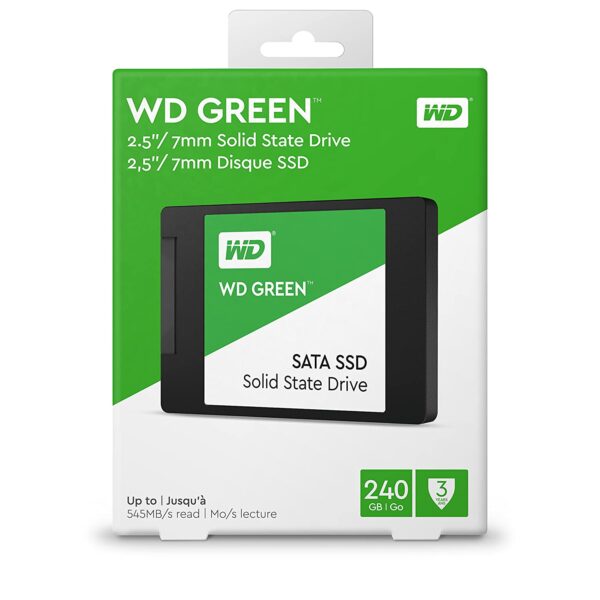 81K5bro0W8L._SL1500_ Wd Green 240gb Ssd Sata -iii 6 Gb/s,2.5"/7mm, 550 Mb/s - Wds240g2g0as