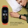 Mi Smart Band 5 Fitness Band, 1.1-inch Amoled Color Display, Magnetic