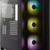 Corsair Icue 4000x Rgb Mid-tower Atx Gaming Case Cc-9011204-ww Black