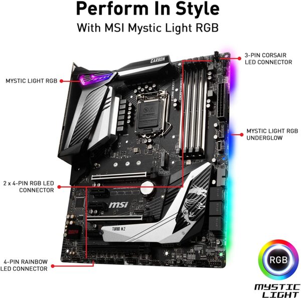 81PVTBLuN4L._AC_SL1500_ Msi Mpg Z390 Gaming Pro Carbon Ac Lga 1151 Atx Motherboard Wi-fi 5