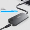 Unitek Y-dk09016 5-in-1 Usb-c Ethernet Hub With Dual Monitor & 60w Pd