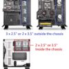 Thermaltake Core P3 Tempered Glass Snow Edition Ca-1g4-00m6wn-05 Case