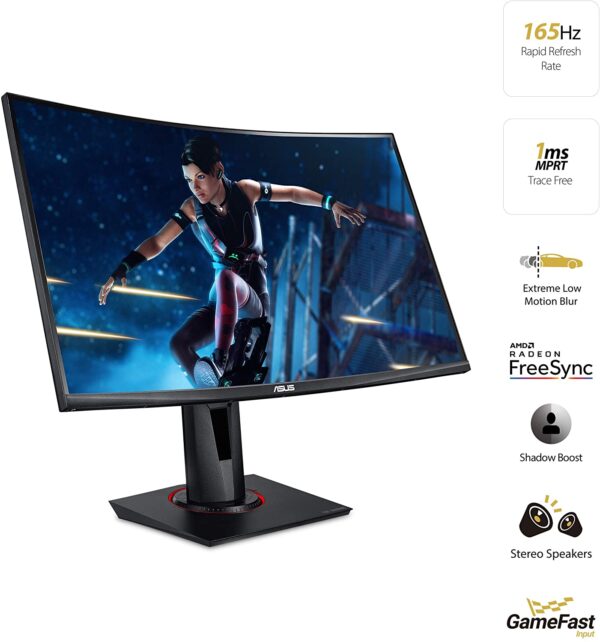 81a7sy6h7rL._AC_SL1500_ Asus Tuf Gaming Vg27vq Curved Monitor 27" 165hz Full Hd 1ms Fsync
