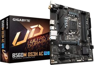 Gigabyte B560m Ds3h Ac 10/11th Gen Motherboard Gbe Lan Dual M.2