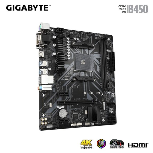 81fLZ25fZnL._SL1500_ Gigabyte Motherbaord Amd B450m S2h V2 With 1 Yr Warranty