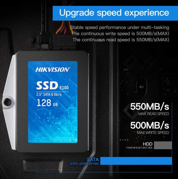 Hikvision E100 Series Consumer 128gb Solid State Drive (ssd)