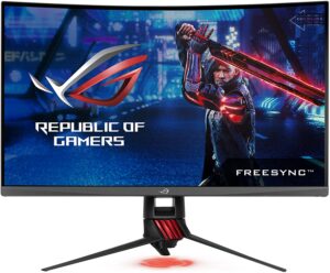 Asus Rog Strix Curved Xg32vqr, 32" Wqhd 2k, 144hz 125%srgb Monitor