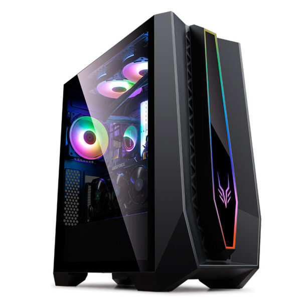 Aresze 8704b Computer Case & 750w 80+bronze Psu/water Cooling Support