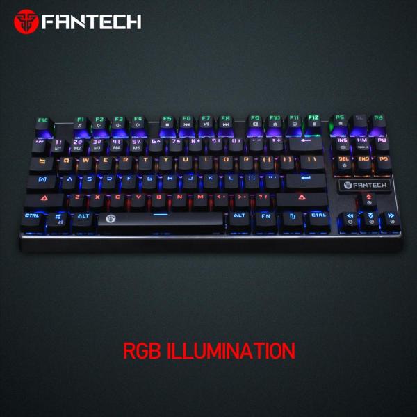 Fantech Mk857 Gaming 60% Keyboard (black)/(red Switch)- 1yr Wrnty