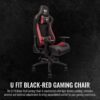 Thermaltake U Fit Black-red Gaming Chair Ggc-uft-brmwds-01