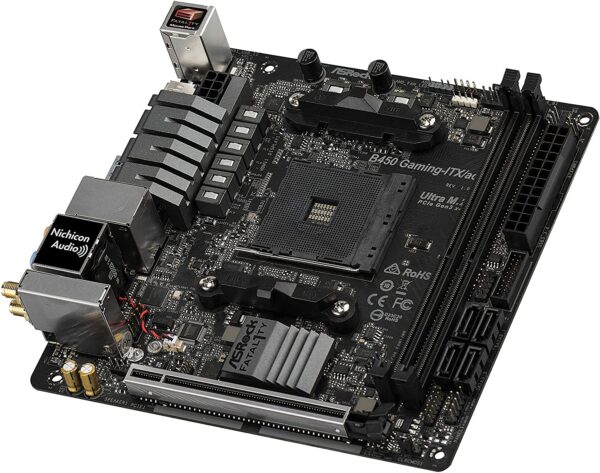 91CWzztTIVL._AC_SL1500_ Asrock Mini-itx Motherboard (b450 Gaming-itx/ac) With Wi-fi 1yr Warnt.