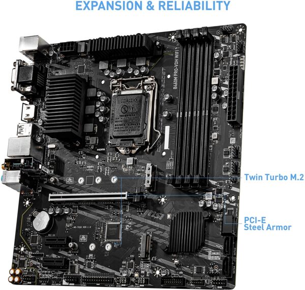 Msi Motherboards B460m Pro-vdh Wifi Intel 1yr Wrnty.