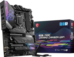 Msi Motherboards Mpg Z590 Gaming Carbon Wifi 10th & 11th Gen Lga 1200