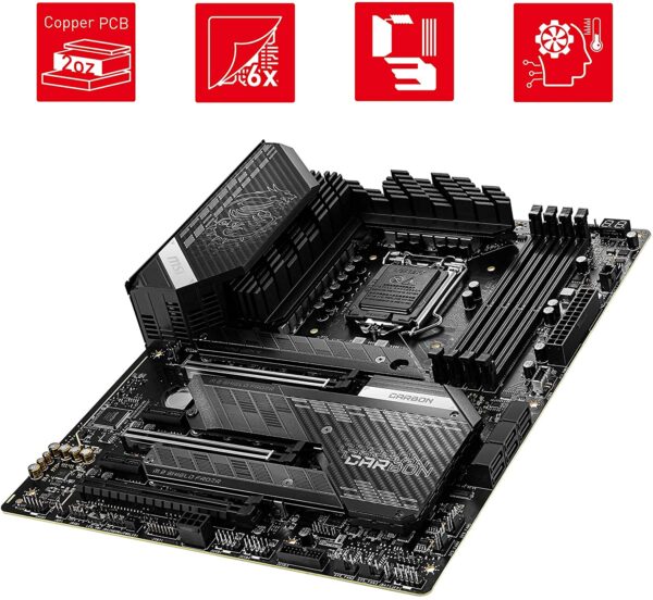 Msi Motherboards Mpg Z590 Gaming Carbon Wifi 10th & 11th Gen Lga 1200