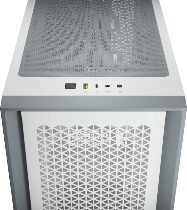 Corsair 4000d Airflow Mid-tower Atx Gaming Case Cc-9011201-ww White