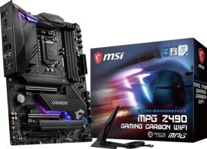 91cFeKrG25L._AC_SL1500_ Msi Mpg Z490 Gaming Carbon Wifi Gaming Motherboard Atx 1yr Warranty