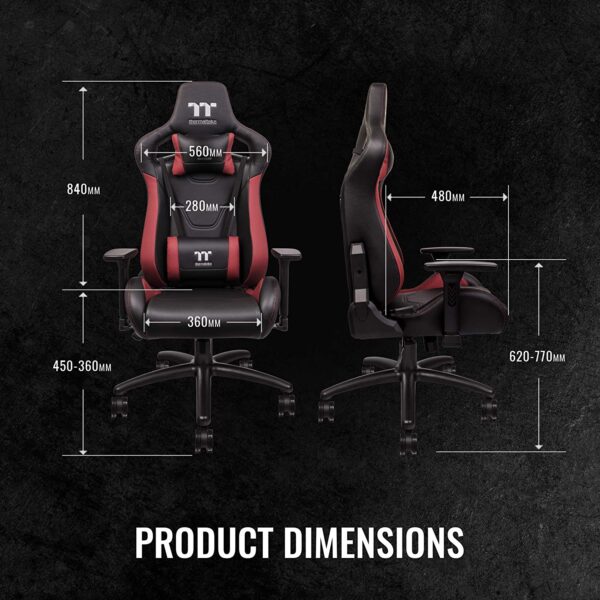 Thermaltake U Fit Black-red Gaming Chair Ggc-uft-brmwds-01