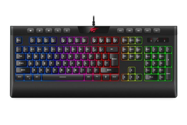 Havit Hv-kb487l Rgb Multi-media Key Gaming Keyboard(k)-1yr Wrnty.