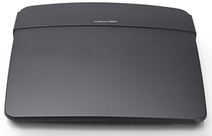 Linksys- E-900ip E900 Wifi Router N300- Black 2.4ghz 10*100 Wan & Lan