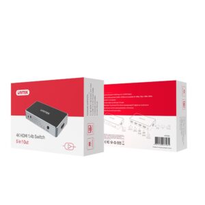 Unitek V1110a 4k Hdmi Switch 5 In 1 Out