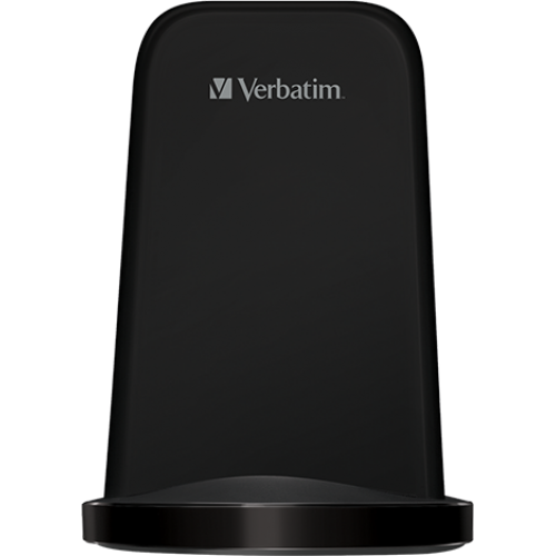 Verbatim 15W Dual Coil Wireless Charger Stand-2-500x500 Verbatim 15w Dual Coil Wireless Charger Stand - Black