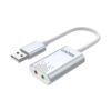Unitek Y-247a Usb 2.0 External Sound Card Adapter For Stereo Audio