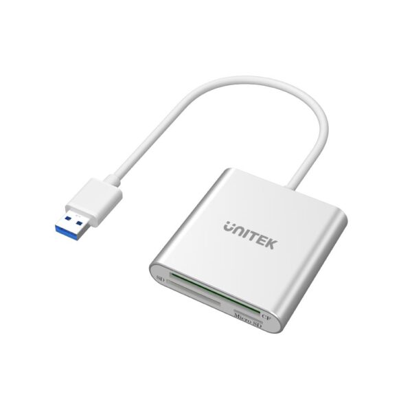 Unitek Y-9313d Usb 3.0 3-port Memory Card Reader - Type-c Adaptor