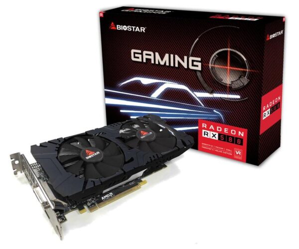 b20170502 Biostar 8gb Graphic Card Va5805rv82 (dual Cooling) Radeon Rx580