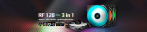 Deepcool Rf 120 Case Fans 3 In 1-rgb Lighting