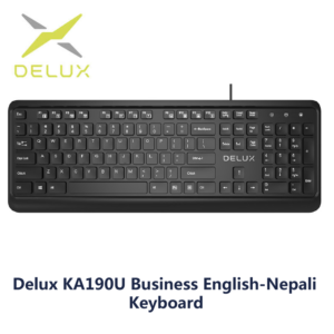 Delux Business Usb Keyboard Ka190u [nepali-english Keyboard]