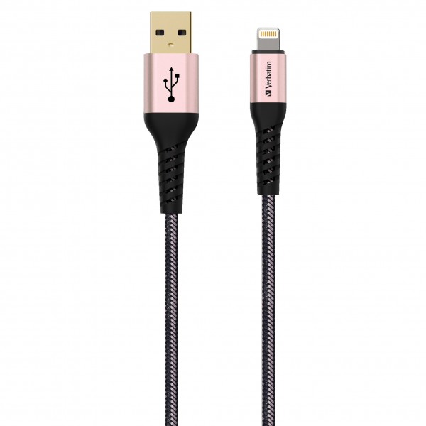 Verbatim Tough Max Lightning Cable (1.2m) 65858 - Pink