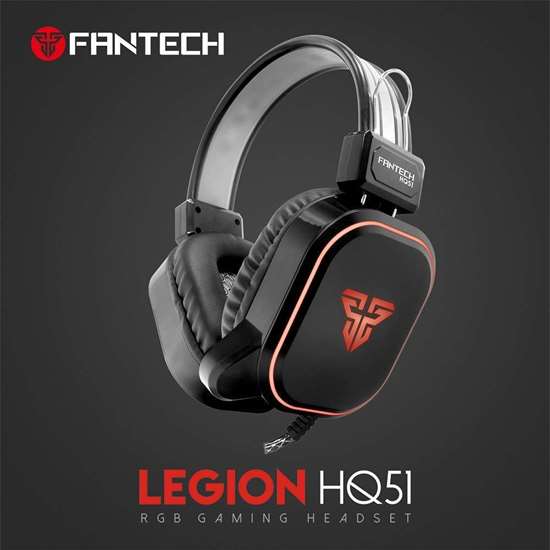 Fantech Legion Hq51 Rgb Gaming Headset With 1 Yr Wrnty.