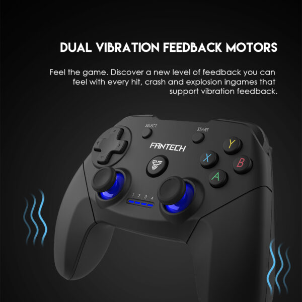 Fantech Wgp12 Wireless Gaming Controller For Pc And Ps3 Dual Mode