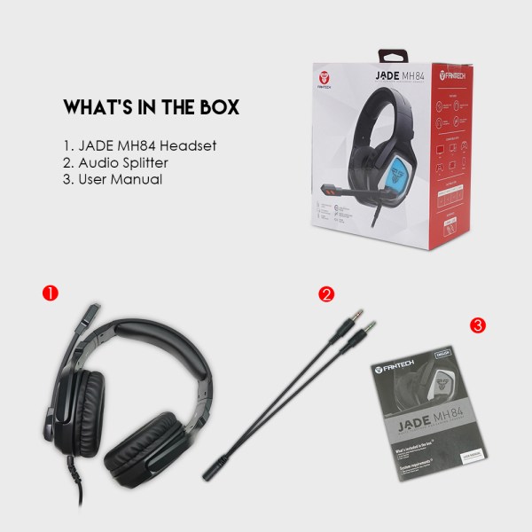 037a093e Fantech Jade Mh84 Multi-platform Rgb Gaming Headset