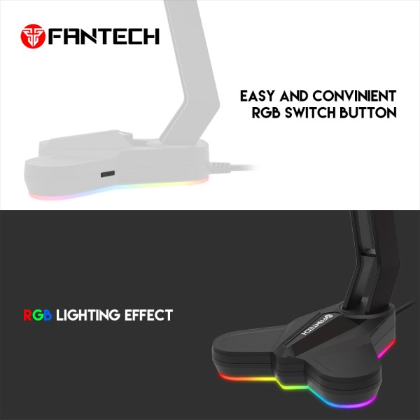 06ebc691 Fantech Tower Ac3001s Rgb Headset Stand
