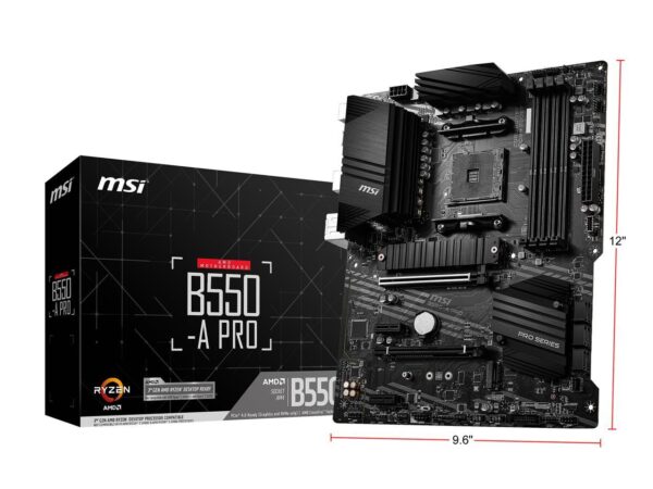 Msi B550 A Pro Motherboard With 1yr Warranty