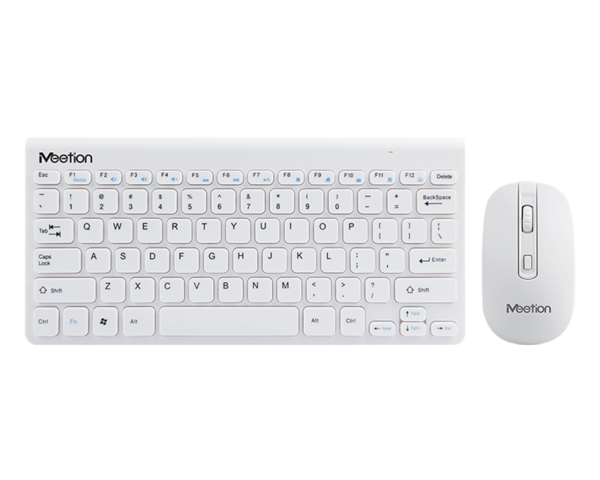 Meetion Mt-mini4000 2.4g Wireless Combo / Us / White