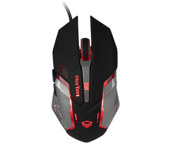 16267670427377 Meetion Mt-m915 Usb Wired Gaming Mouse / Black -2400dpi -1yr Wrnty.