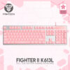 Fantech Fighter Ii K613l Gaming Keyboard Pink