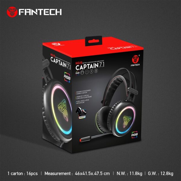 Fantech Hg15 Captain 7.1 Stereo Gaming Headset -1 Yr Warrnaty