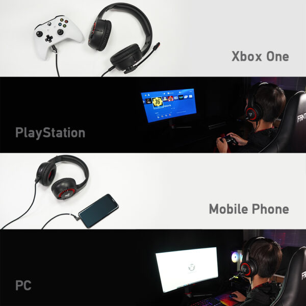 Fantech Hq52 Tone Lightweight Gaming Headset/ Headphone