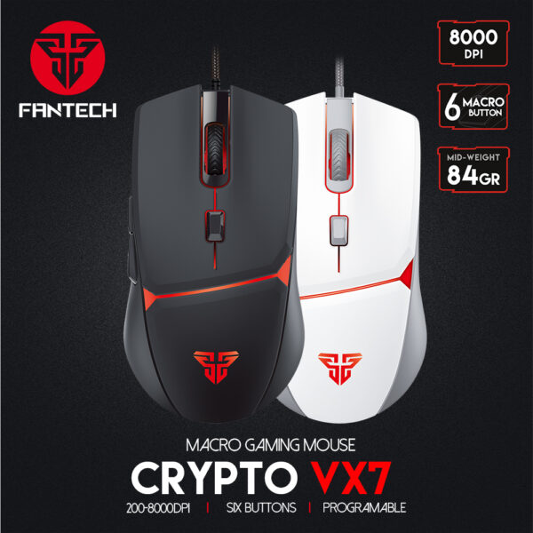 30f3bf89 Fantech Vx7 Crypto Gaming Mouse