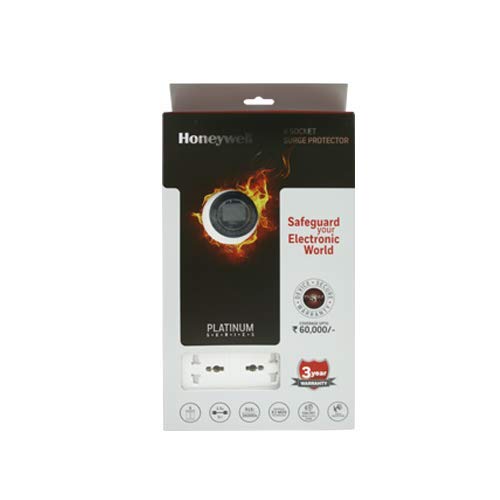 Honeywell Srg-1.5m-6p Extension Cord 2500watt 10amp 3line Protection